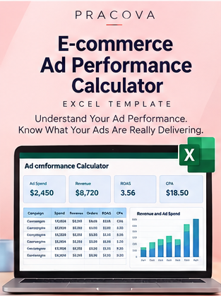E-commerce Ad Performance Calculator — Excel Template