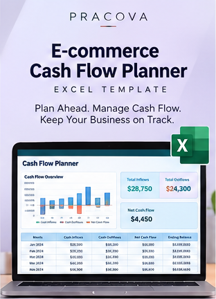 E-commerce Cash Flow Planner — Excel Template