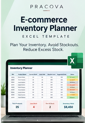 E-commerce Inventory Planner — Excel Template